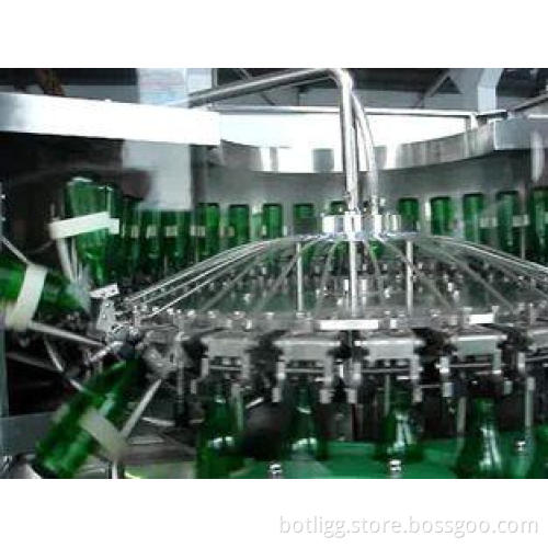 Fully Automatic Glass Bottle Beer Bottle Filling Machine Wi